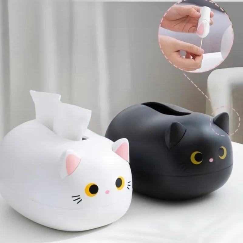 Chubby Cat Tissue Box