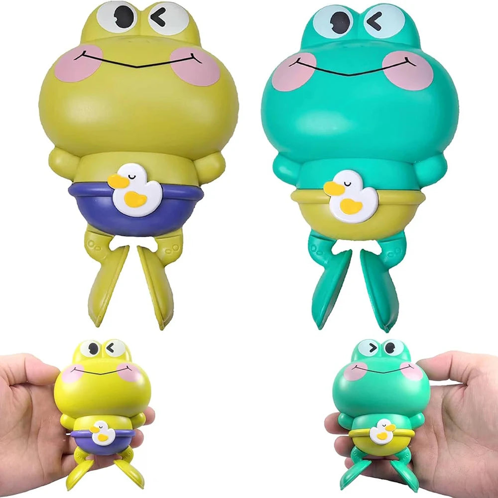Wind-Up Swimming Frog Bath Toy