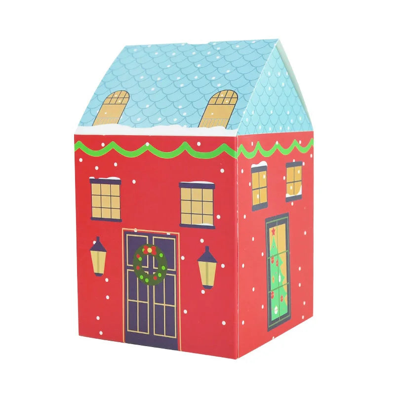 Christmas House Candy Boxes – Cartoon Gift Packaging