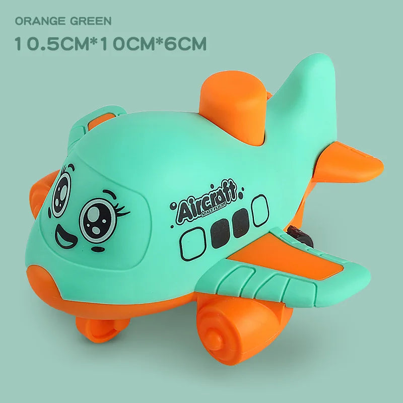 Press & Go Animal Airplane Toy Set – Friction Cars for Toddlers