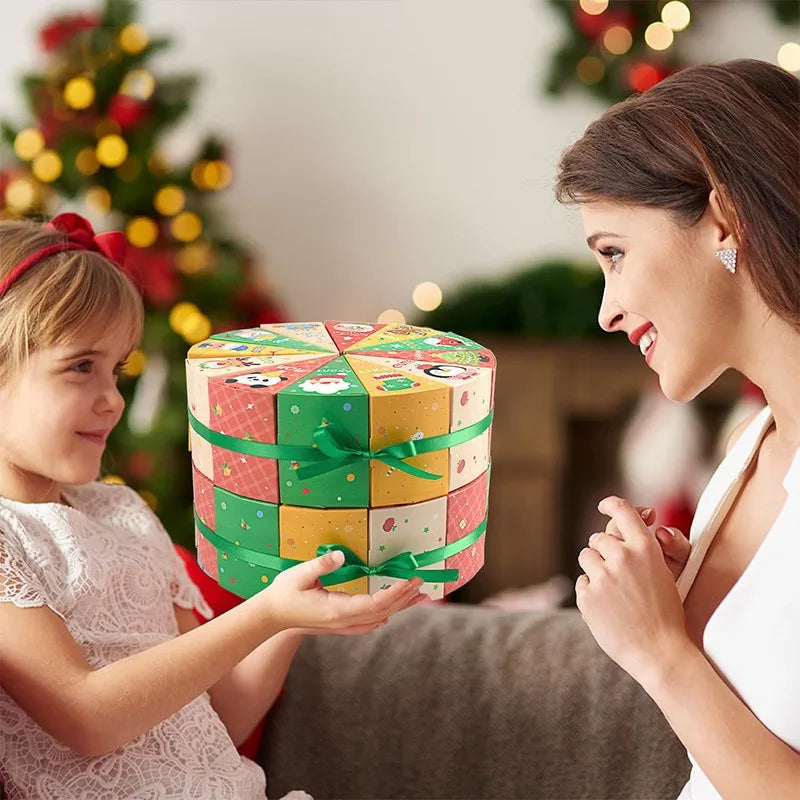 Christmas Candy Gift Boxes – 12pcs Hanging Tree Decoration Boxes for DIY Holiday Gifts