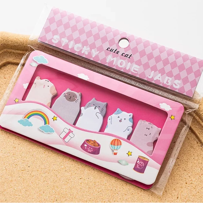 Cute Animal Sticky Notes – Creative Cartoon Memo Pad