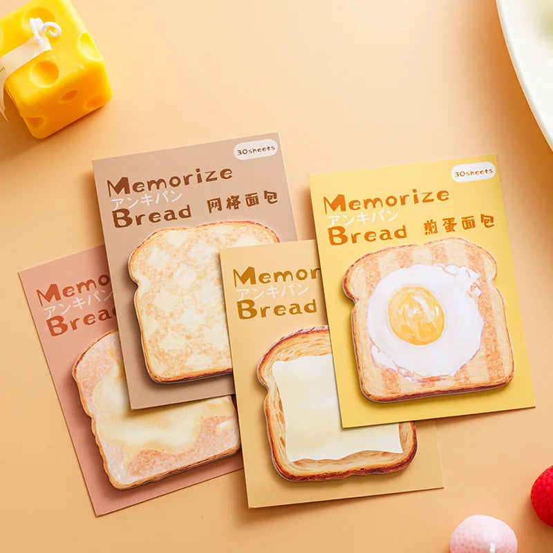 Bread-Themed Sticky Notes