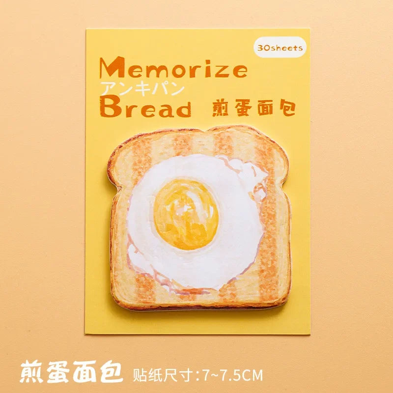 Bread-Themed Sticky Notes