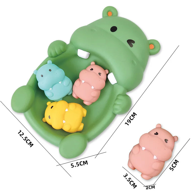 Baby Bath Toys – Set of 4 Floating Animals