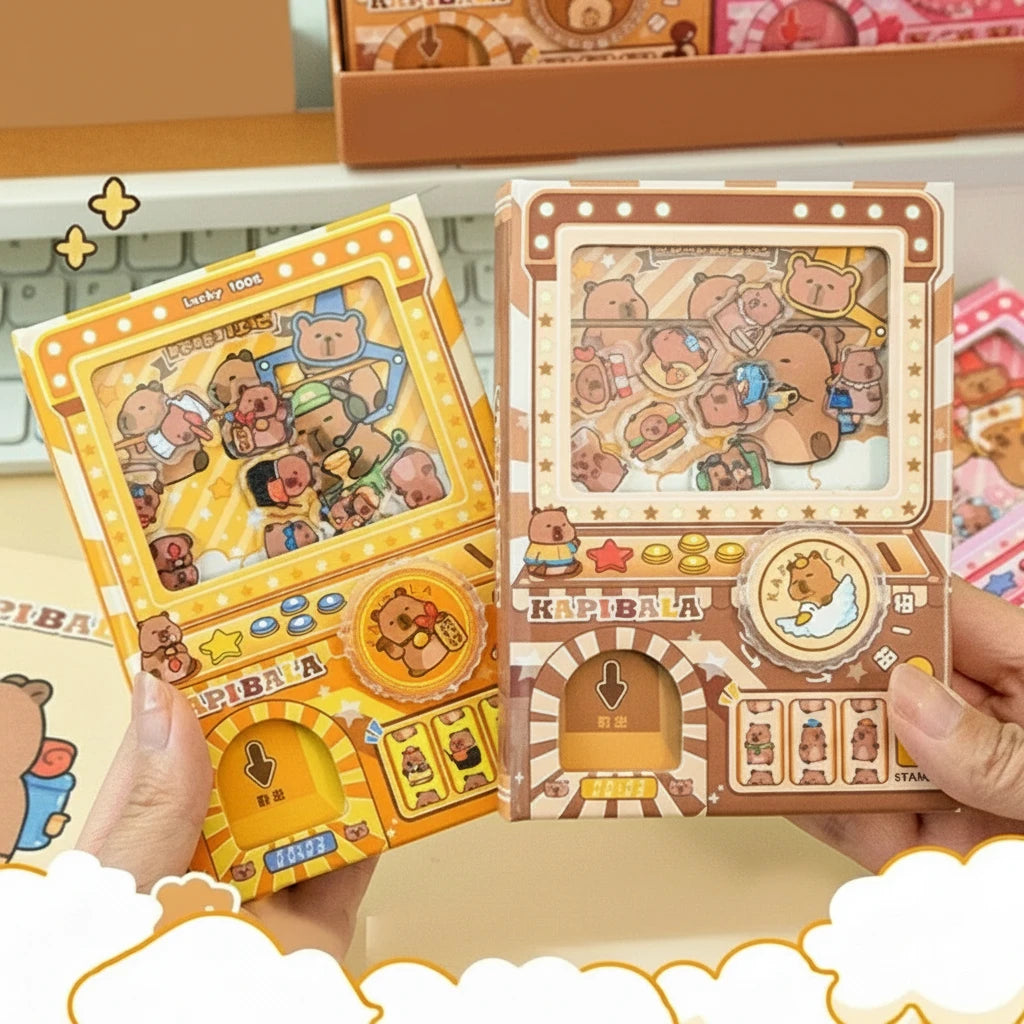 Kawaii Capybara Notebook – Cute Stress Relief Journal for Students