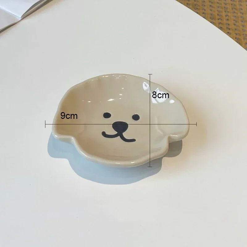 Cute Cartoon Ceramic Sauce Dish