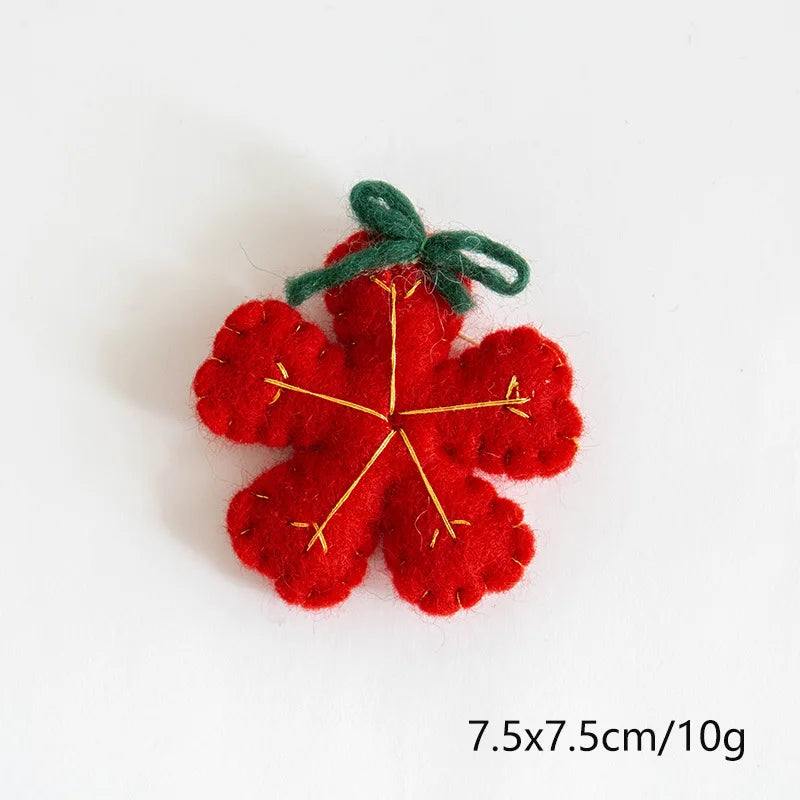 Handmade Wool Felt Christmas Ornaments