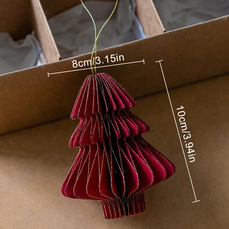 Honeycomb Paper Christmas Ornaments