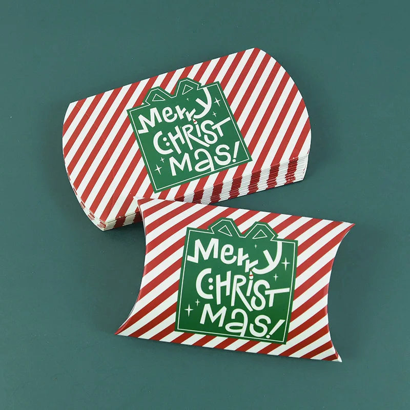 Christmas Pillow Candy Boxes – 12/24pcs