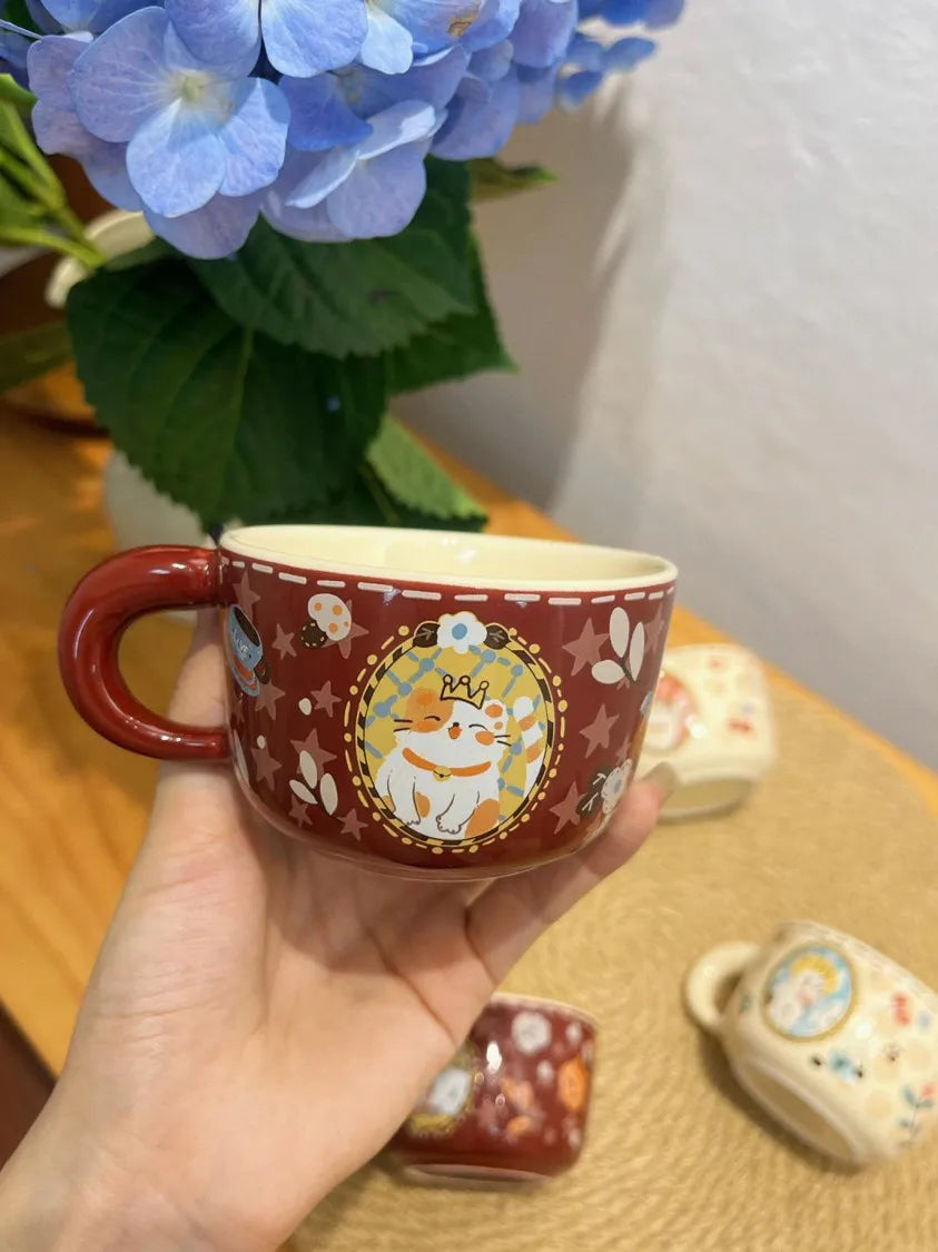 Cute Ceramic Cat Mug