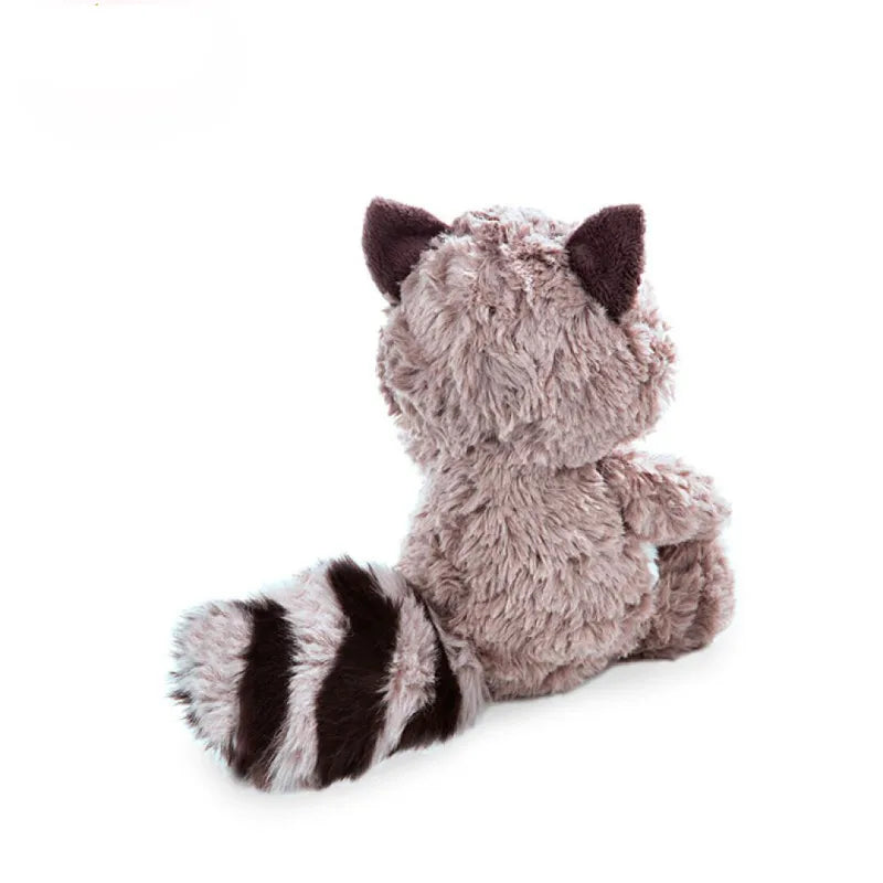 Soft Raccoon Plush Toy – 25/35cm Cute Gray Stuffed Animal Pillow